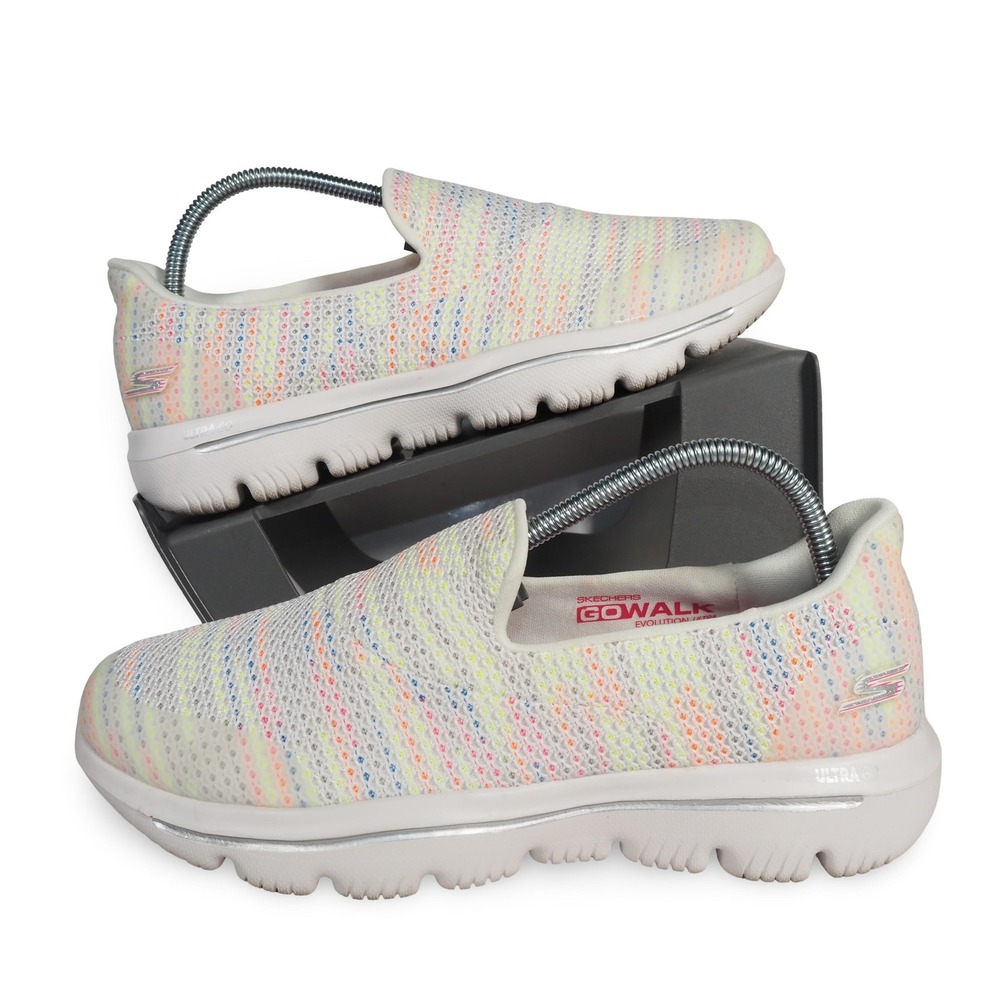 Skechers GoWalk Evolution Ultra Slip-on Sneakers Women 6.5 Multicolor 15733